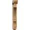 Ekena Millwork Balboa Arts and Crafts Smooth Bracket w/ Offset Brace, Western Red Cedar, 5 1/2"W x 32"D x 36"H BKT0604X32X36BOA03SWR - alternate 3